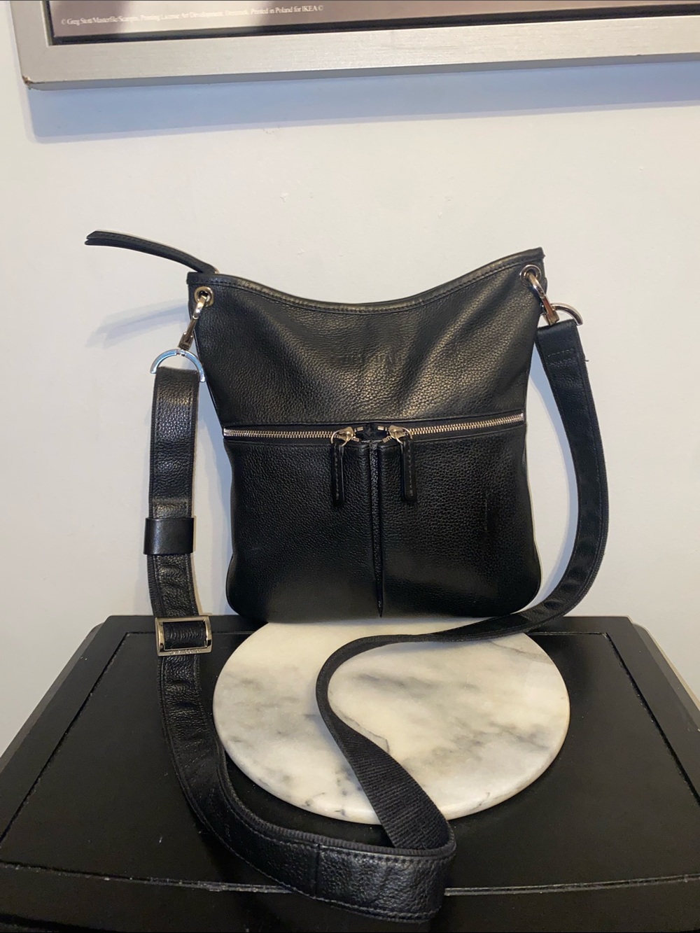 Longchamp Crossbody bag Black leather
